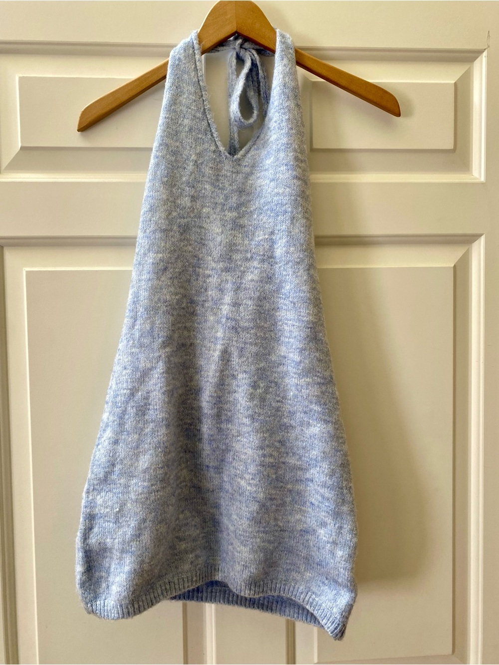 Princess Polly Blair Halter Mini Dress Blue S/M